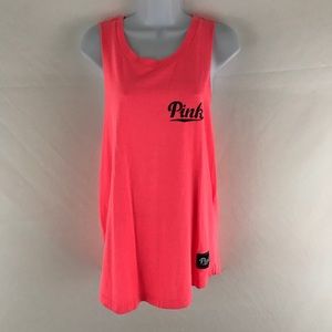 Neon pink Victoria’s Secret tank top